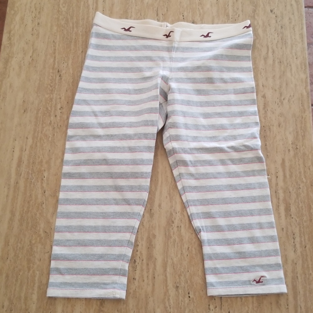 Hollister short striped leggings